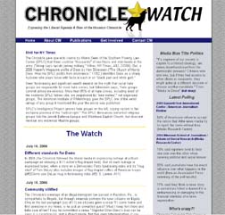 Chronicle Watch website snapshot