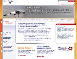 Welcom website snapshot